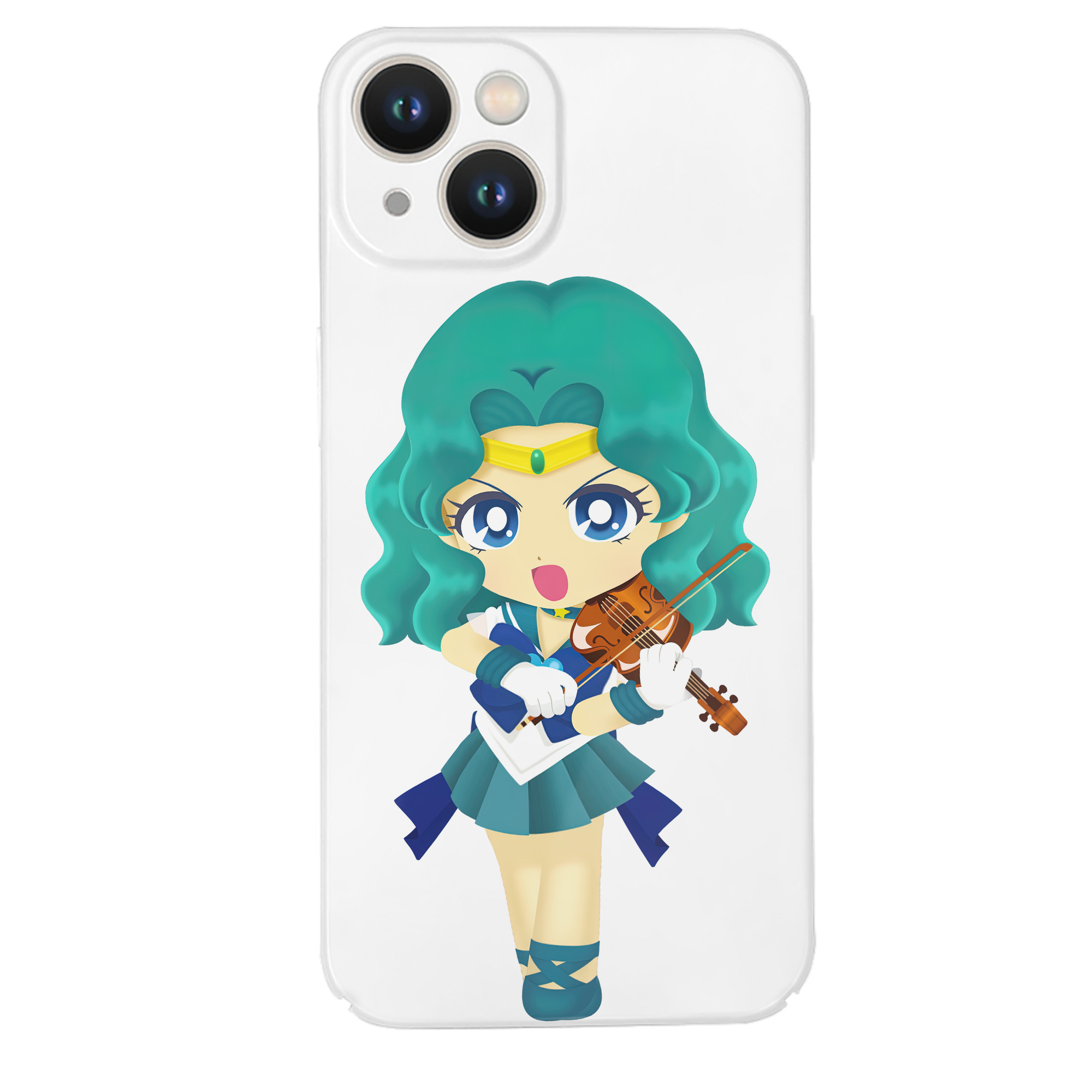 （画像用） 美少女戦士セーラームーン 海王 みちる（かいおう みちる） Sailor Moon Kaiou Michiru 【iPhone 14シリーズ対応】ハードケース